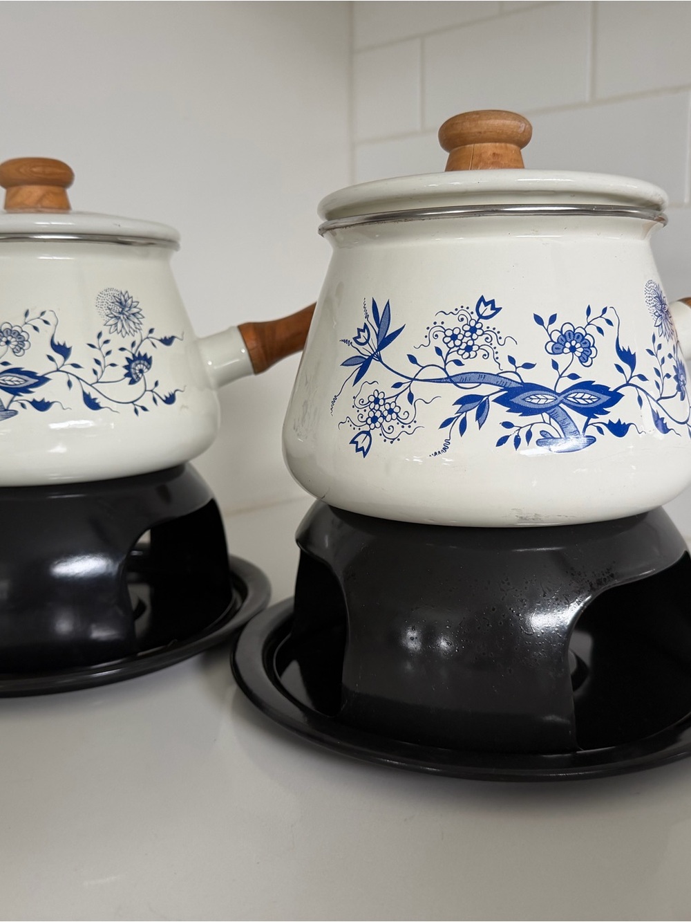 Retro Fondue Pots